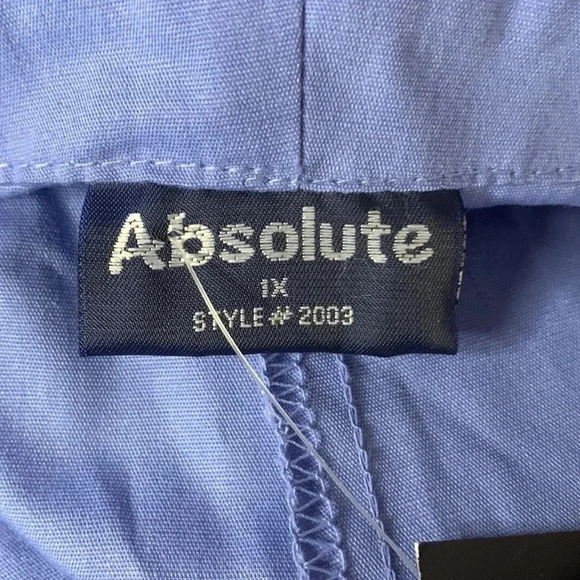 Absolute Medical Scrubs Pants Blue 1X NWT - Picture 8 of 8